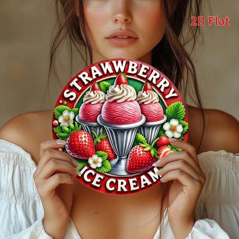 Vintage Retro Strawberry Ice C - Vintage Collectible Tins reseña y precio
