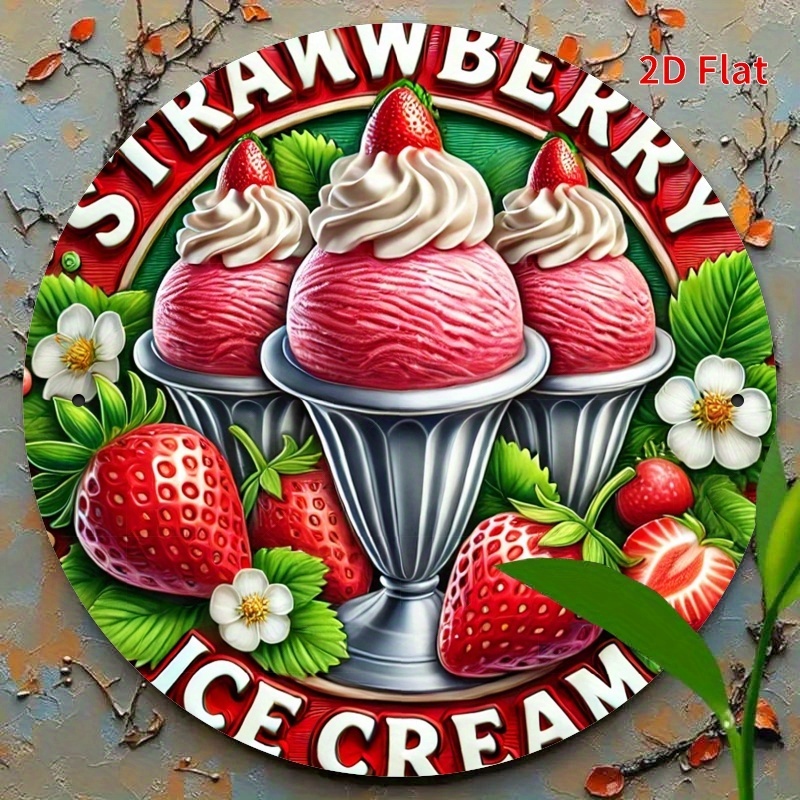 Vintage Retro Strawberry Ice C - Vintage Collectible Tins reseña y precio