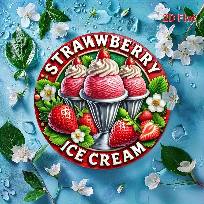 Vintage Retro Strawberry Ice C - Vintage Collectible Tins reseña y precio