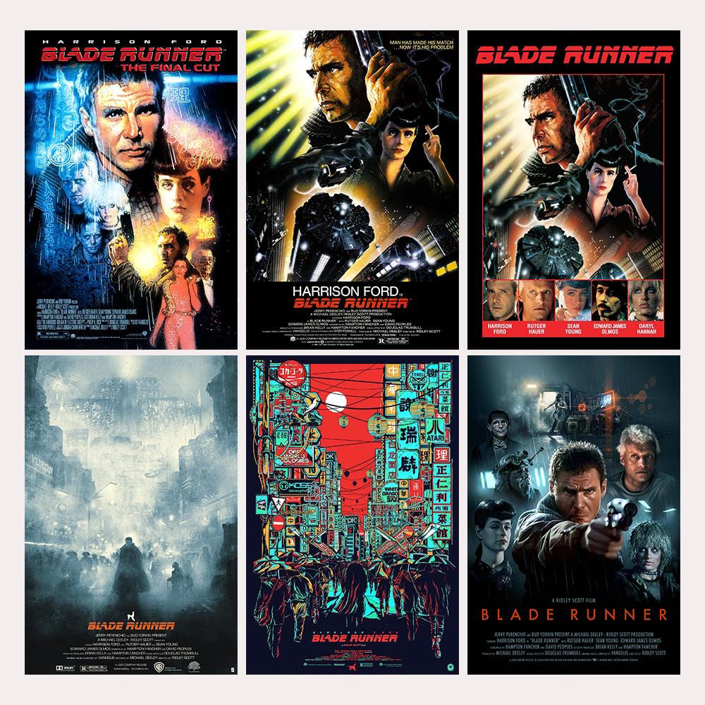 Blade Runner 1982 Classic Movi - Vintage Collectible Posters reseña y precio