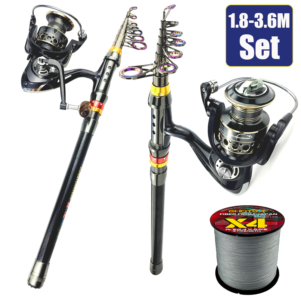 1.8-3.6m Feeder Sea Pole Combo - Developing Tank Reel reseña y precio