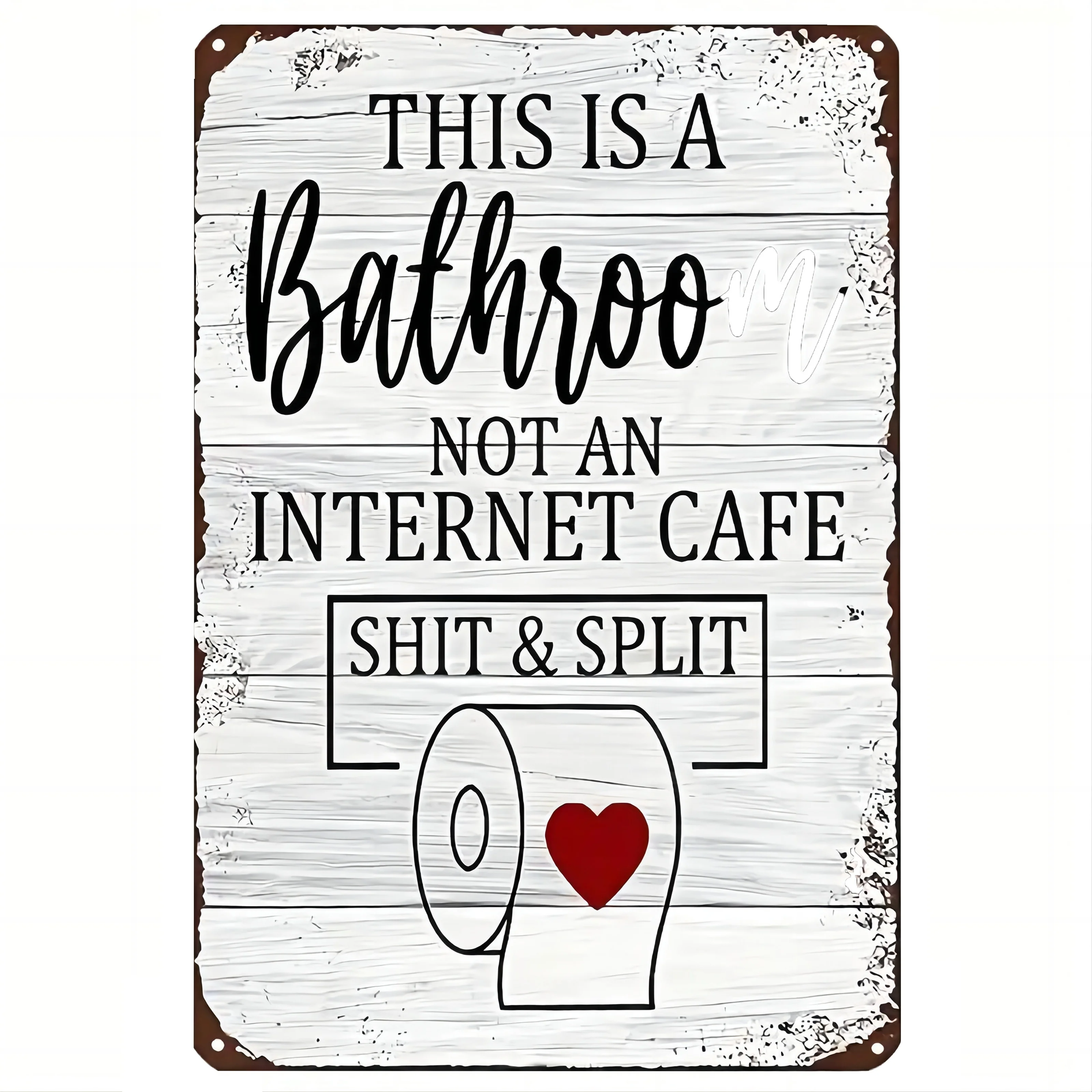 Funny Word Bathroom Decor Wari - Vintage Collectible Plates reseña y precio
