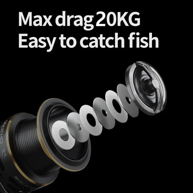 LINNHUE Carp Fishing Reel Spin - Developing Tank Reel reseña y precio