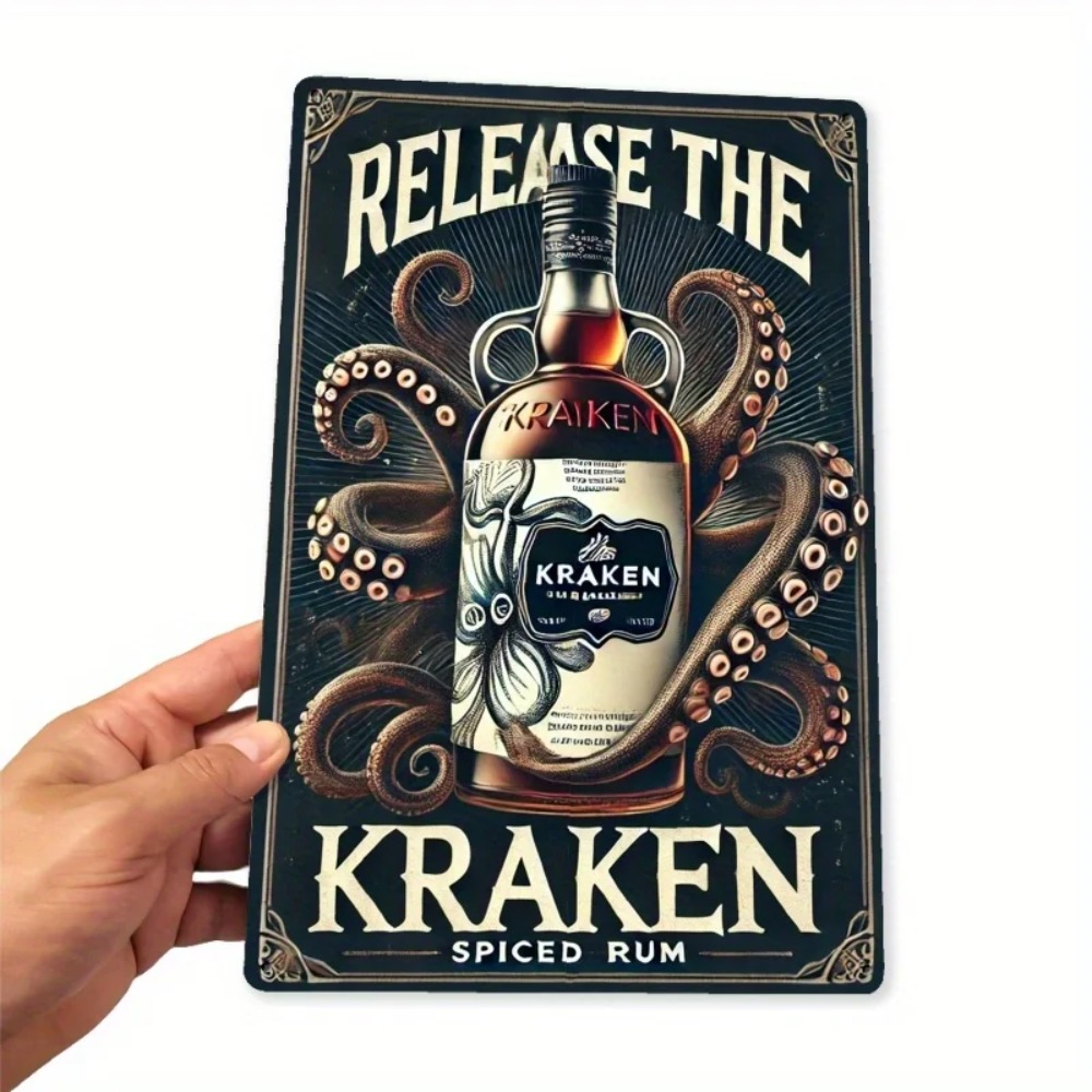 Vintage Kraken Spiced Rum Meta - Vintage Collectible Plates reseña y precio