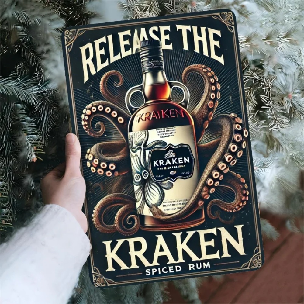 Vintage Kraken Spiced Rum Meta - Vintage Collectible Plates reseña y precio
