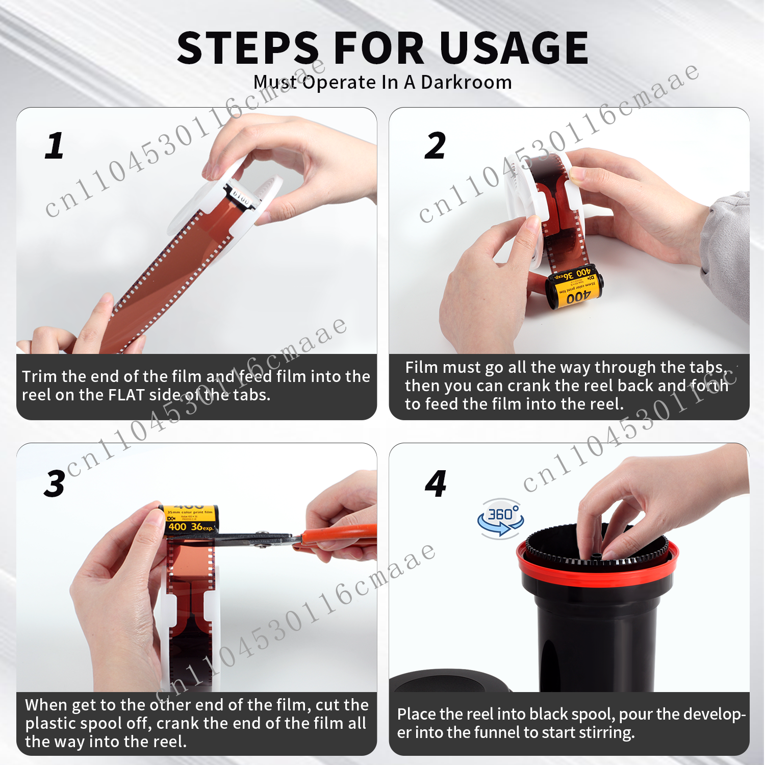 Professional Photo Accessories - Developing Tank Reel reseña y precio