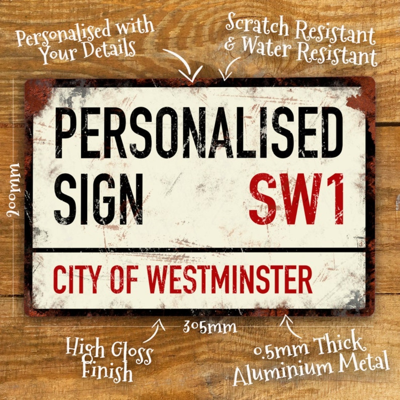 Custom Personalised Street Roa - Vintage Collectible Plates reseña y precio