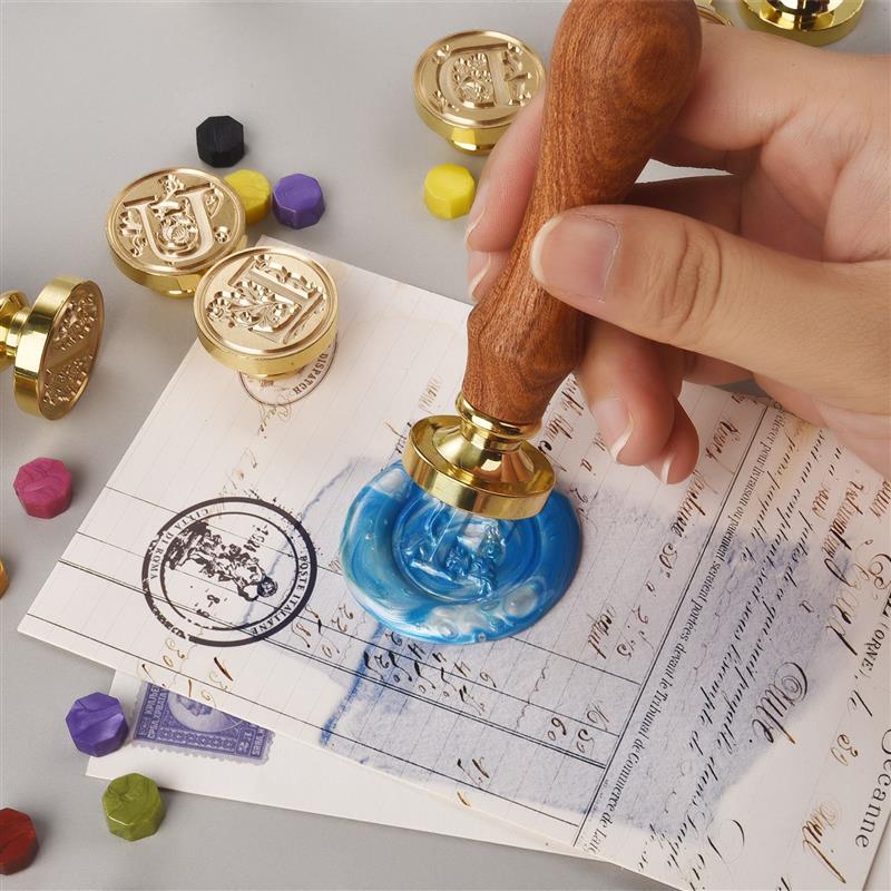 A-Z Vintage Sealed Wax Stamp H - Vintage Collectible Stamps reseña y precio