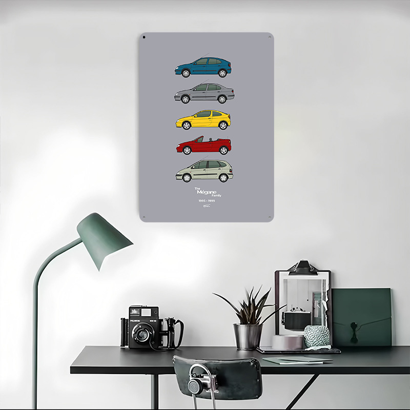 Sports Car Megane Collection 1 - Vintage Collectible Posters reseña y precio