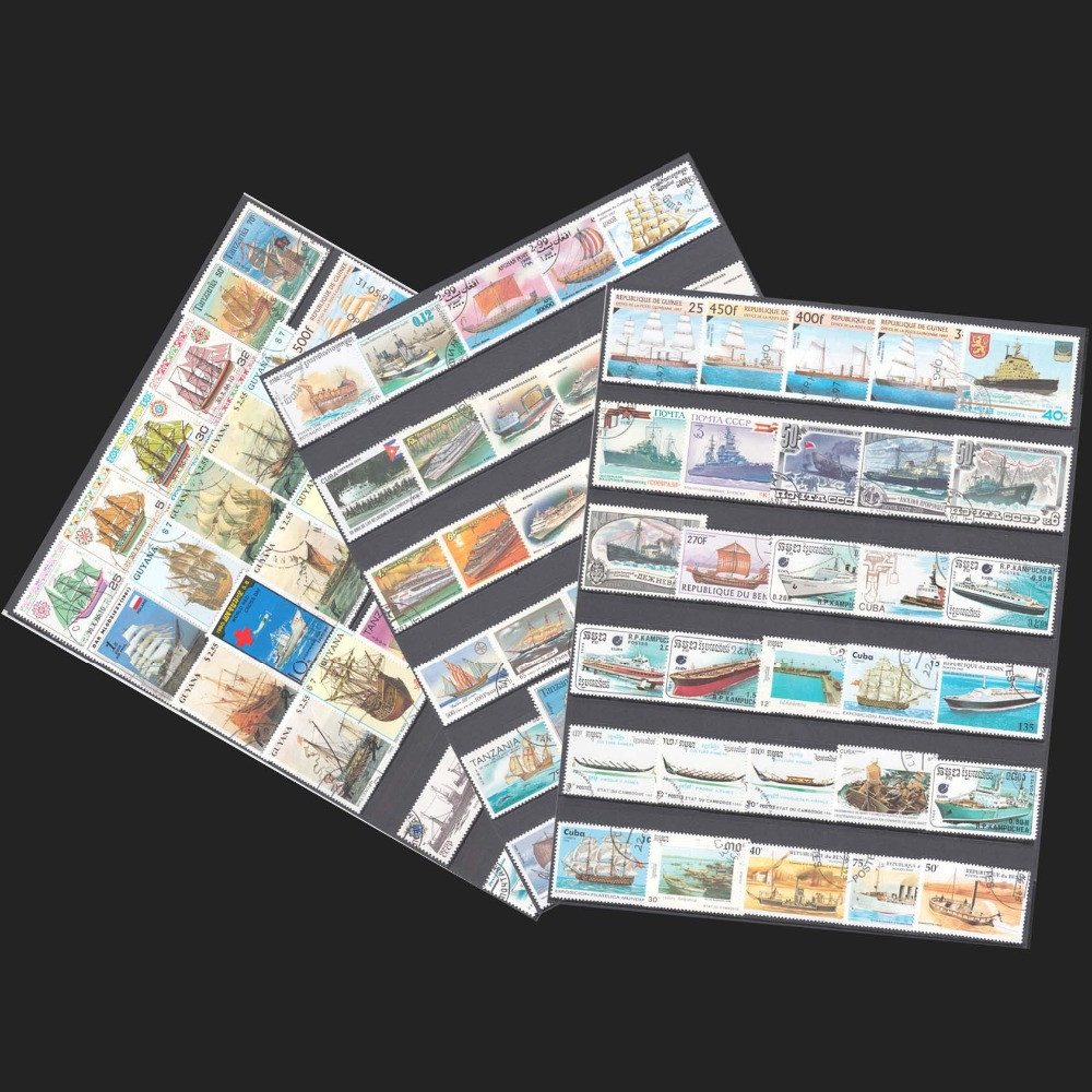 100 Special Stamps Of Ships An - Collectible Vintage Postage Stamps reseña y precio