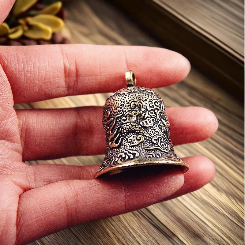 Vintage Brass Bell Carved Drag - Vintage Collectible Bells reseña y precio
