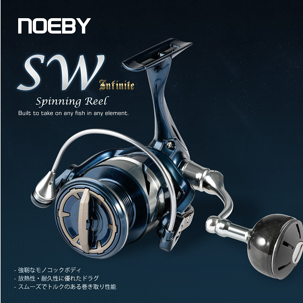 Noeby Spinning Fishing Reel 25 - Developing Tank Reel reseña y precio