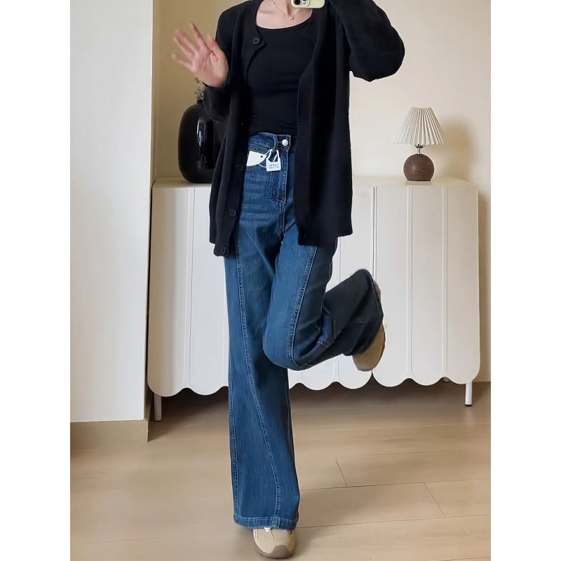 Autumn Elastic Bell Bot Jeans  - Vintage Collectible Bells reseña y precio