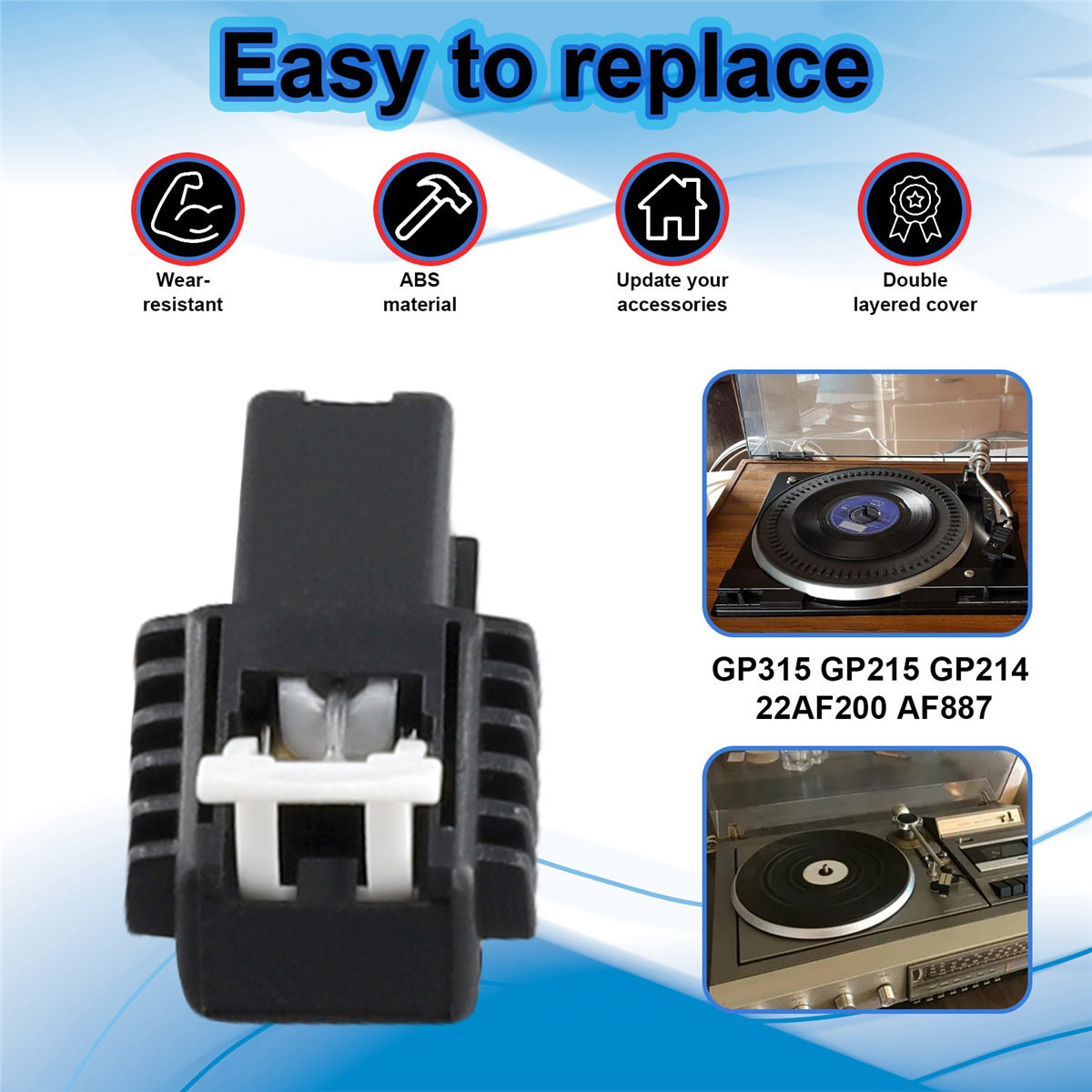 New Replacement Stylus Needle  - Record Player Needle reseña y precio