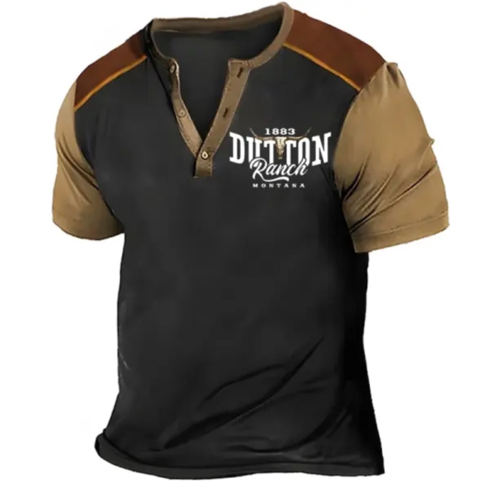 Henry Men's Short Sleeved T-sh - Vintage Collectible Clothing reseña y precio