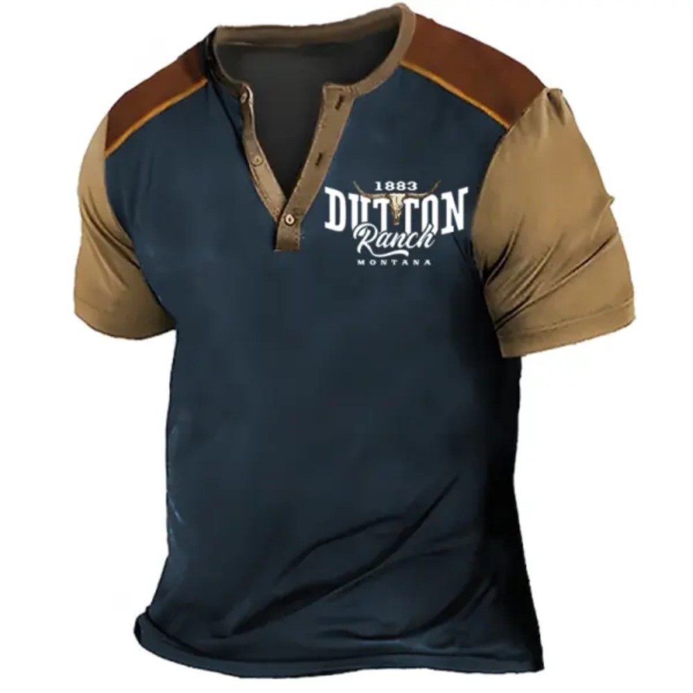 Henry Men's Short Sleeved T-sh - Vintage Collectible Clothing reseña y precio