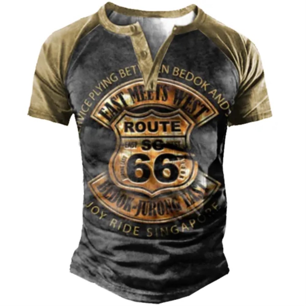 Henry Men's Short Sleeved T-sh - Vintage Collectible Clothing reseña y precio