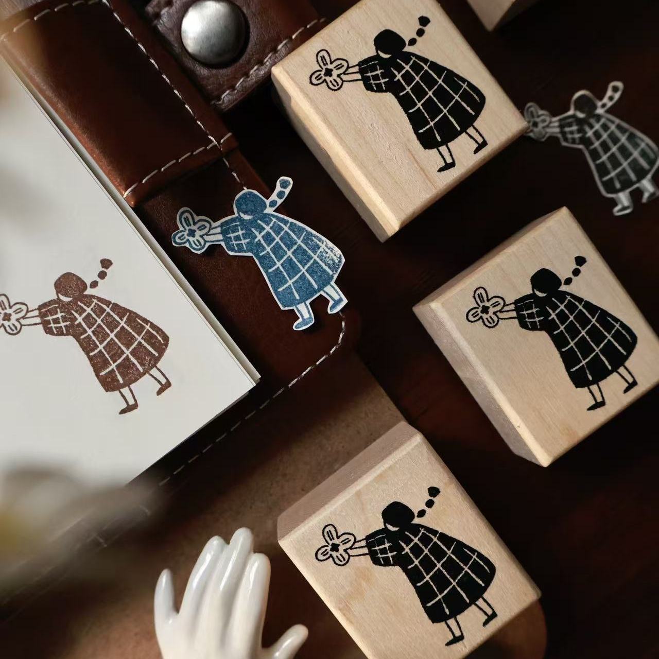 YiEr Studio Vintage Lovely Cak - Vintage Collectible Stamps reseña y precio
