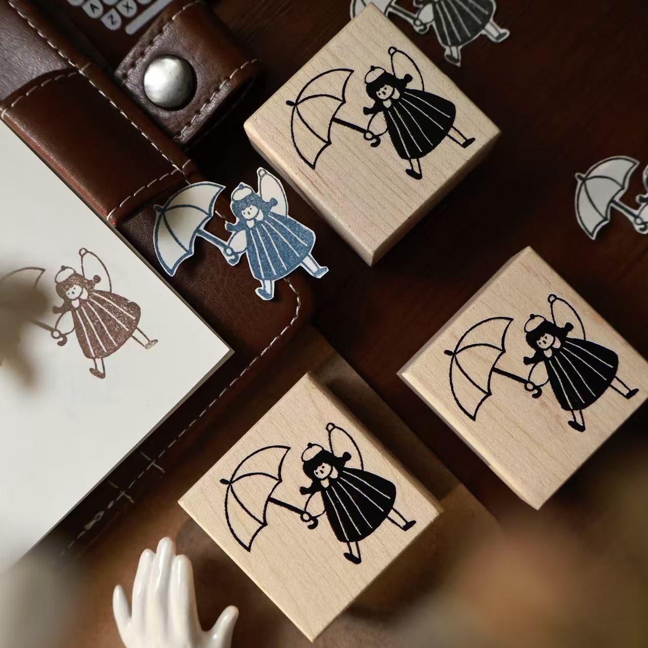 YiEr Studio Vintage Lovely Cak - Vintage Collectible Stamps reseña y precio