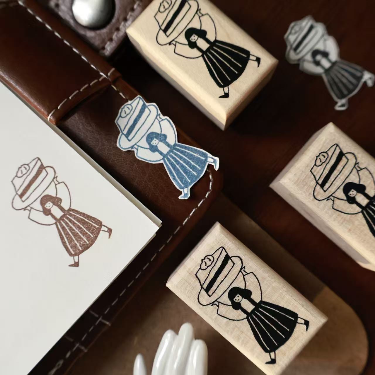 YiEr Studio Vintage Lovely Cak - Vintage Collectible Stamps reseña y precio