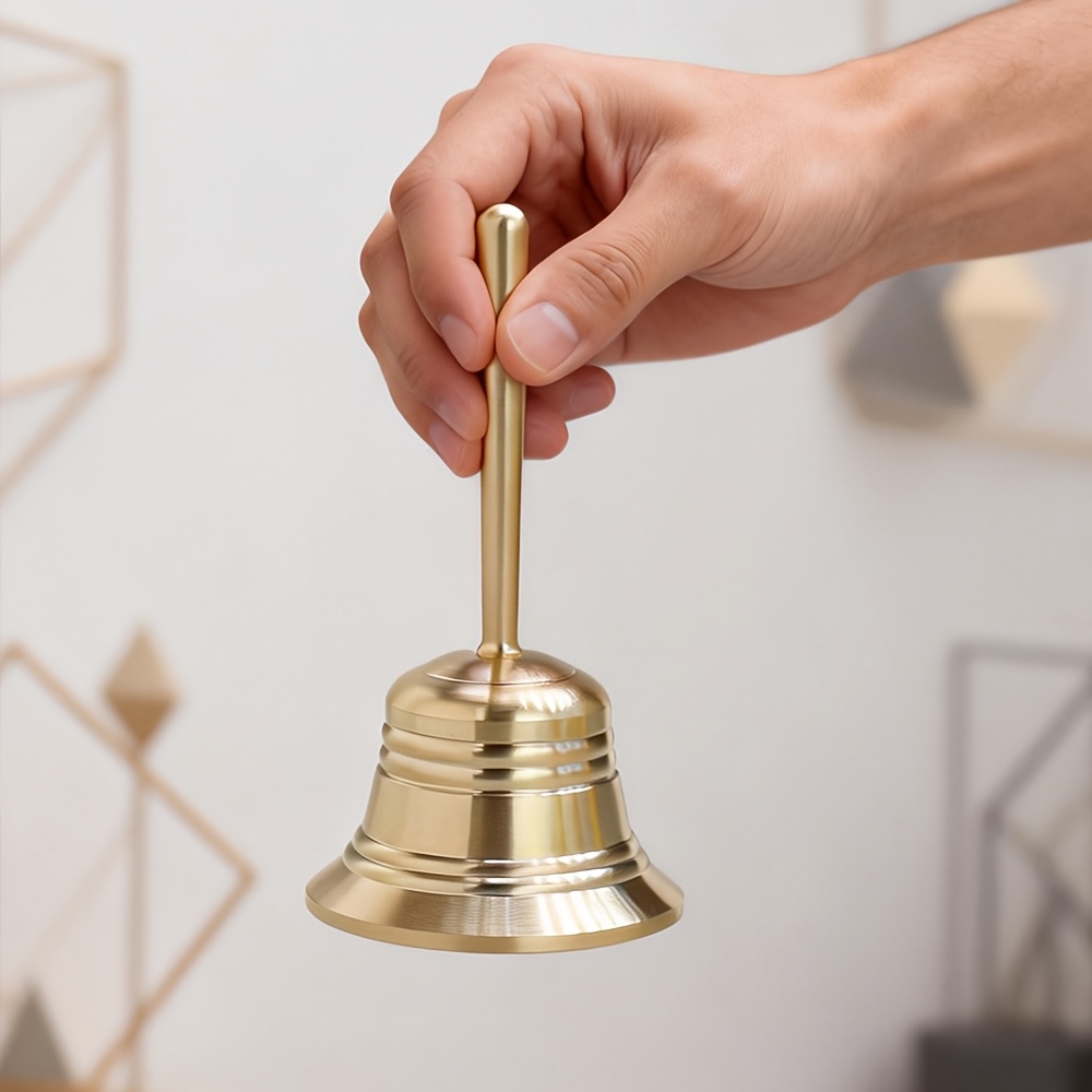 Brass Hand Crank Bell Retro De - Vintage Collectible Bells reseña y precio
