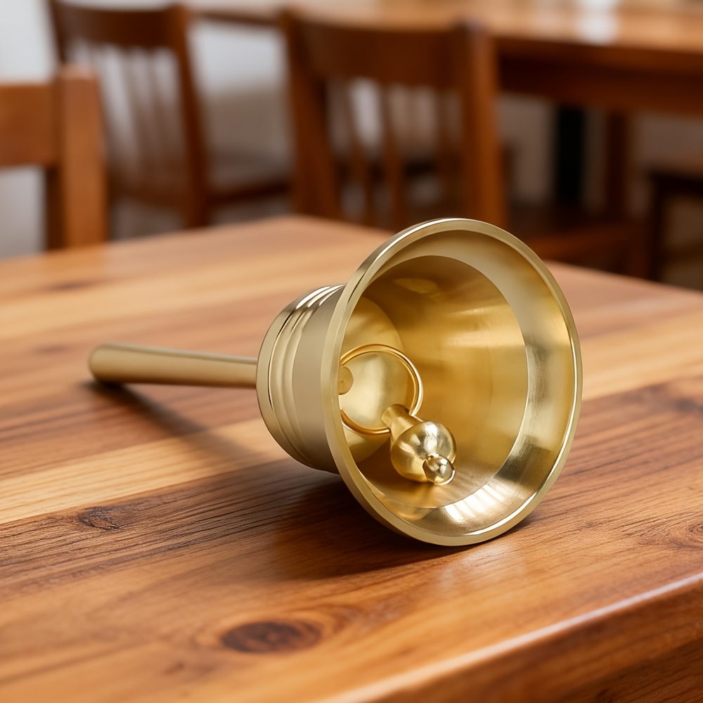 Brass Hand Crank Bell Retro De - Vintage Collectible Bells reseña y precio