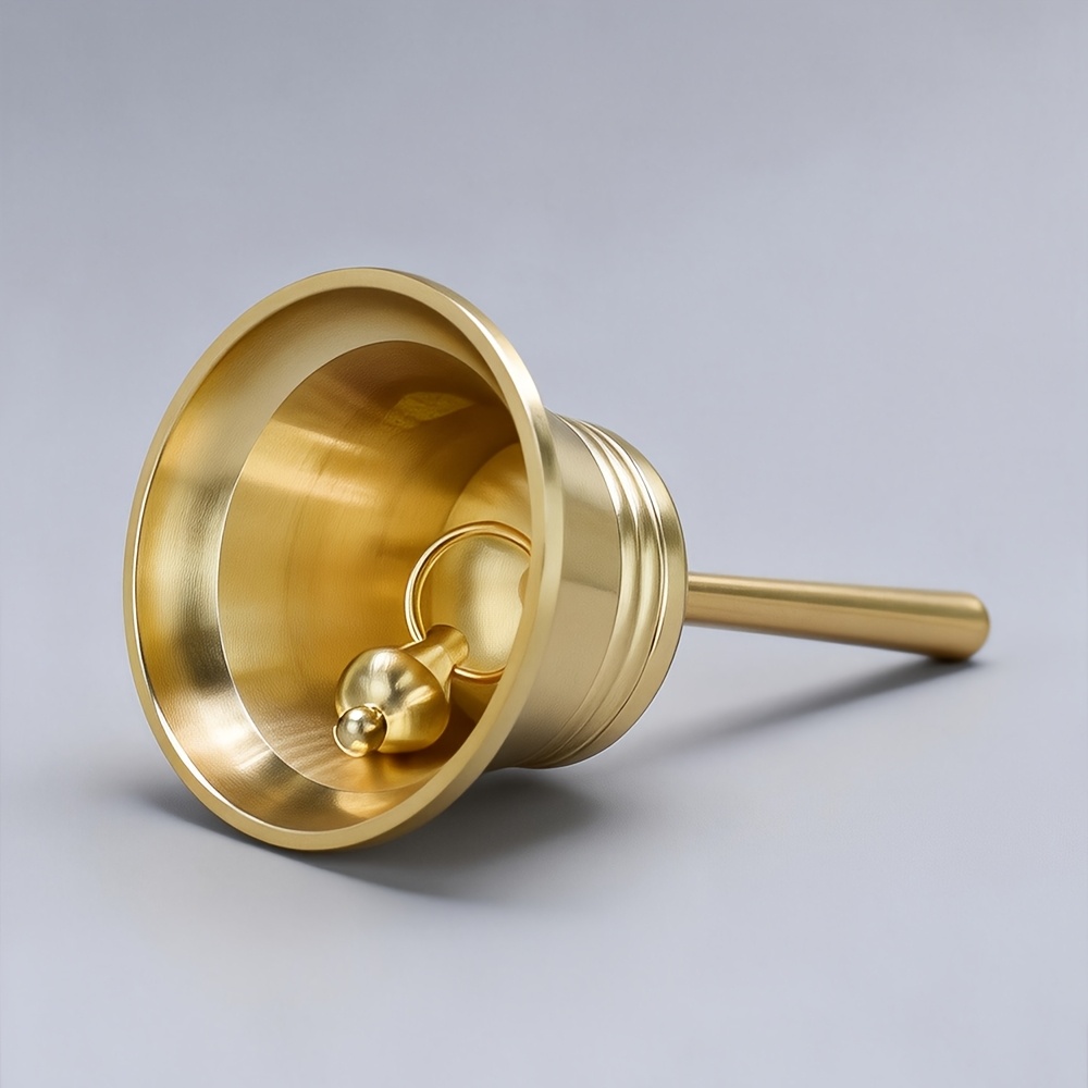 Brass Hand Crank Bell Retro De - Vintage Collectible Bells reseña y precio