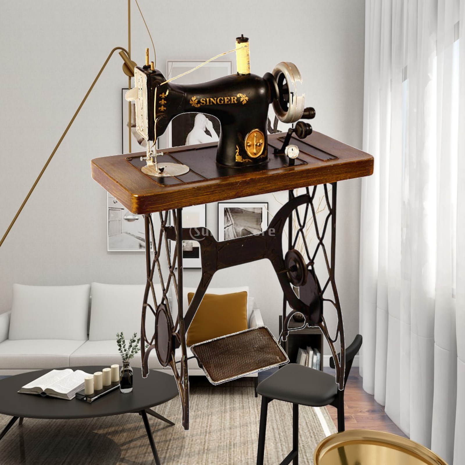 Vintage Sewing Machine Model T - Vintage Collectible Clothing reseña y precio