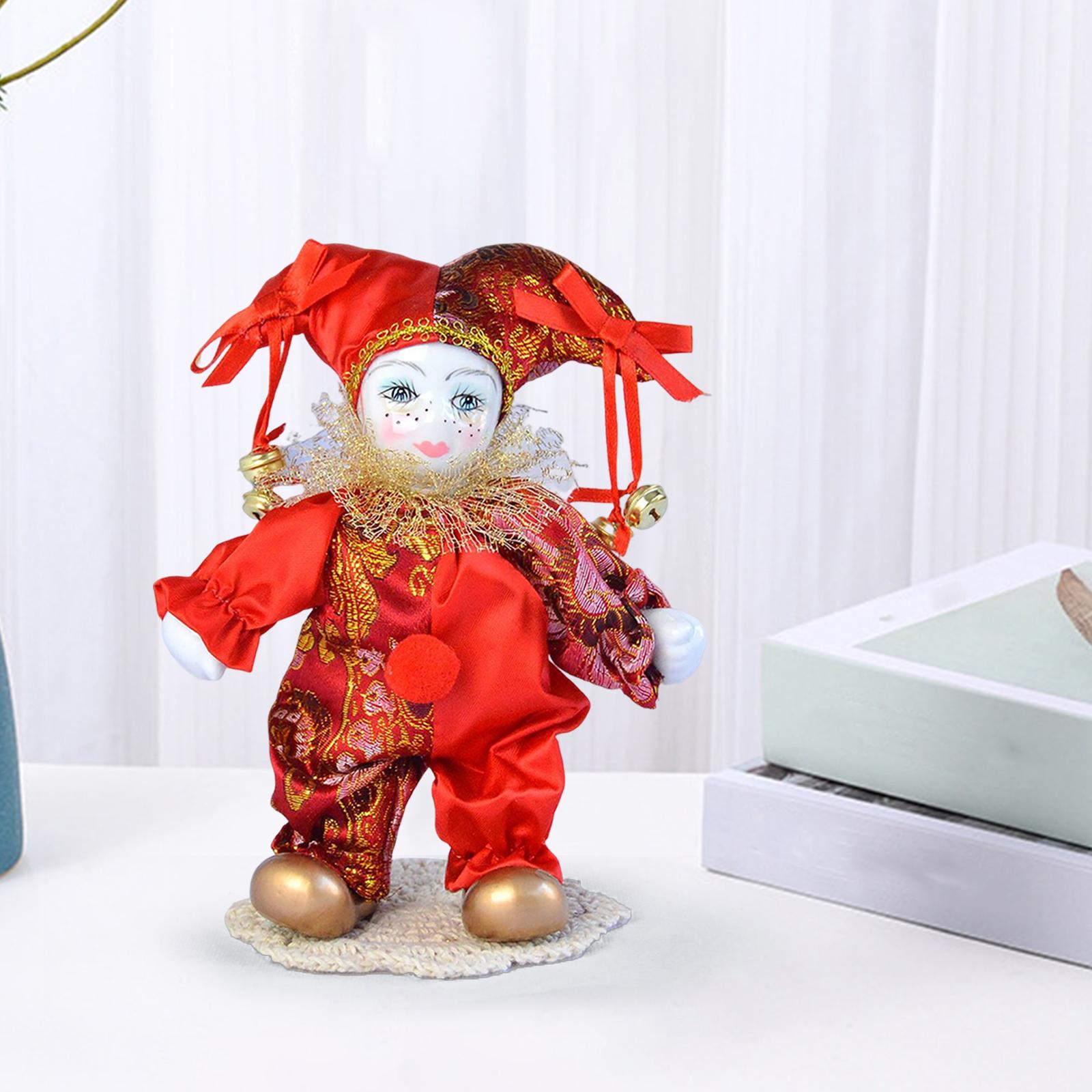 7 inch Clown dolls Display Ant - Vintage Collectible Porcelain Dolls reseña y precio