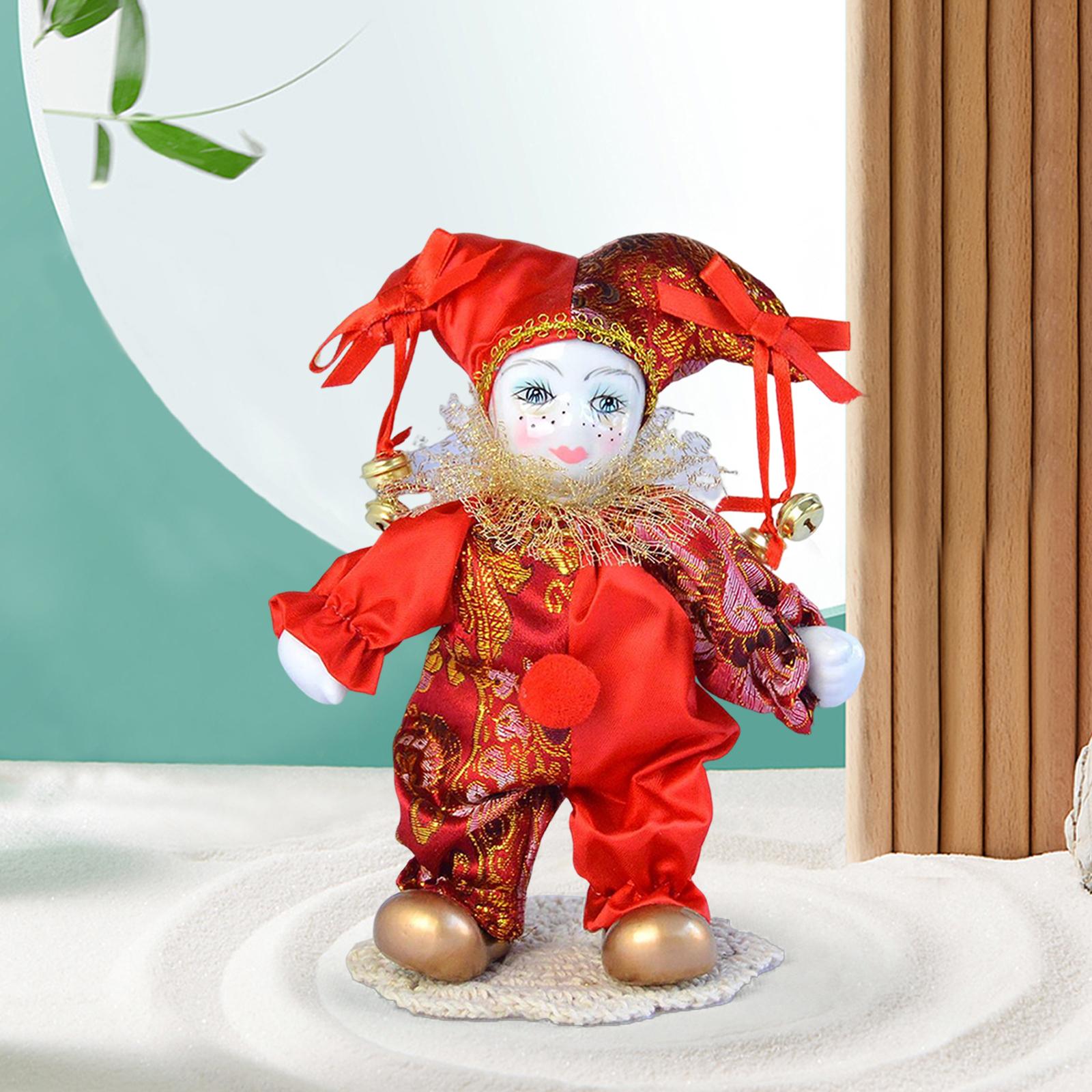 7 inch Clown dolls Display Ant - Vintage Collectible Porcelain Dolls reseña y precio