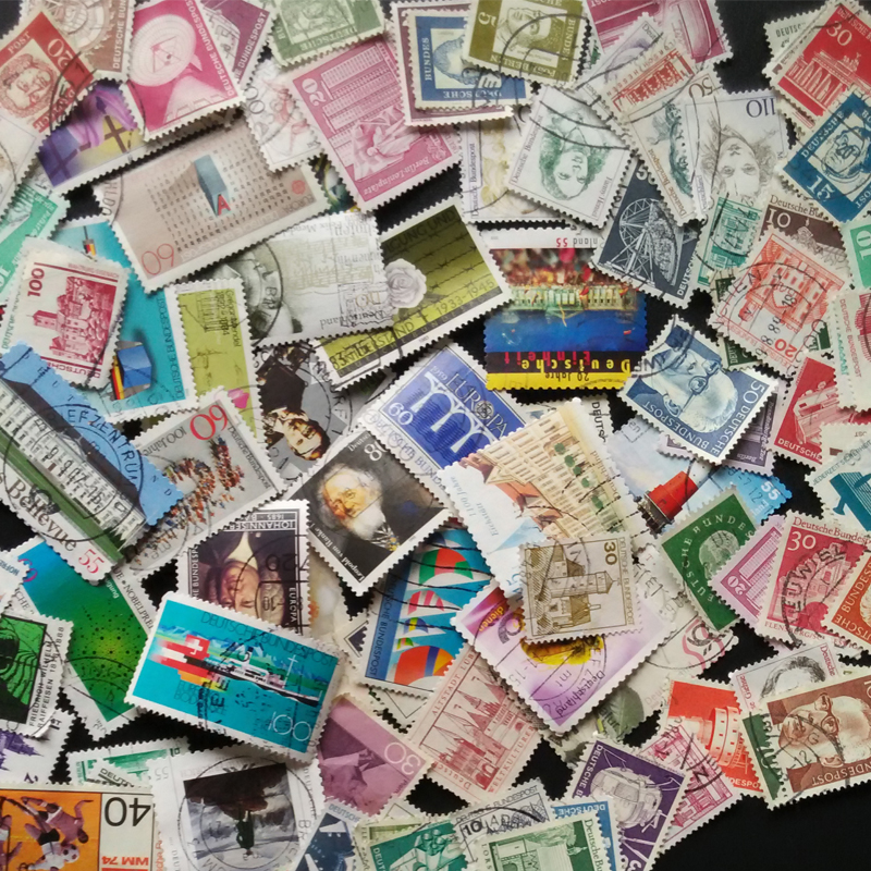100 Different Germany Stamps R - Collectible Vintage Postage Stamps reseña y precio