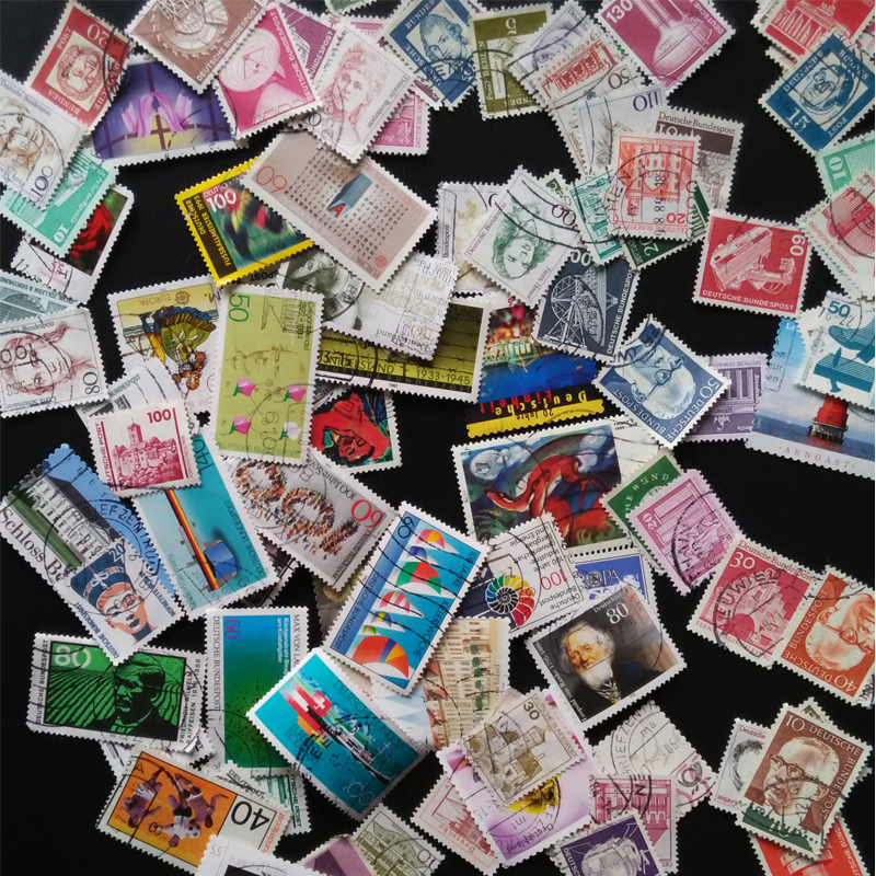 100 Different Germany Stamps R - Collectible Vintage Postage Stamps reseña y precio